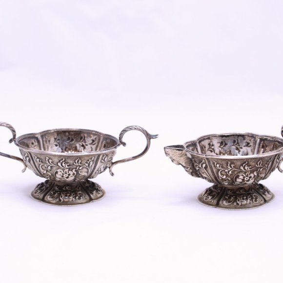 zilversmeden Other - Vintage Sterling Silver Cream & Sugar